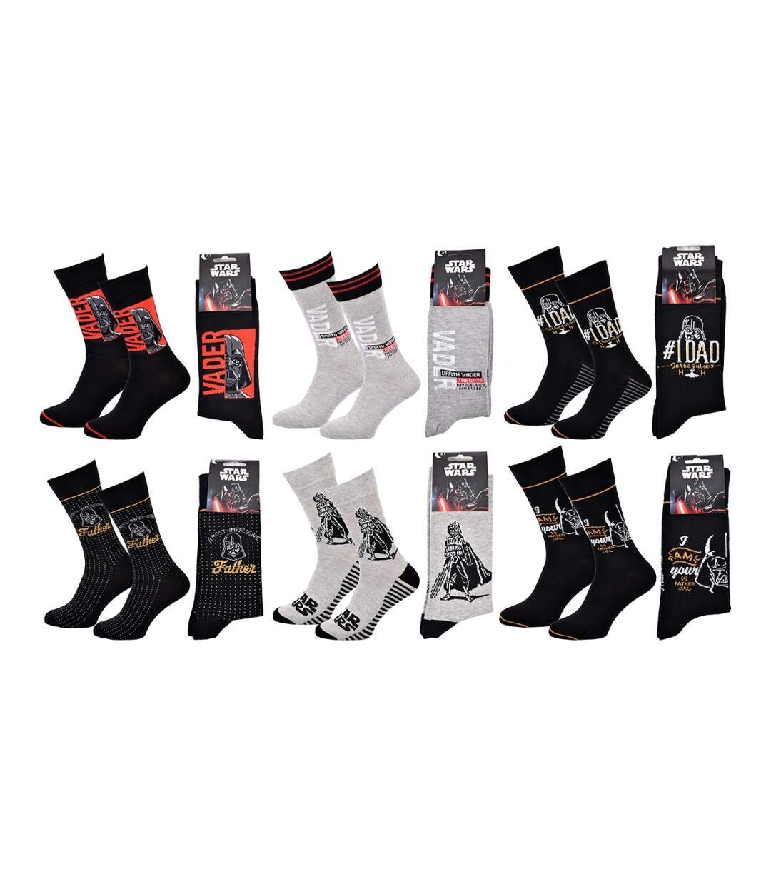 Chaussettes Pack Homme DISNEY STAR WARS - Pack de 6-3