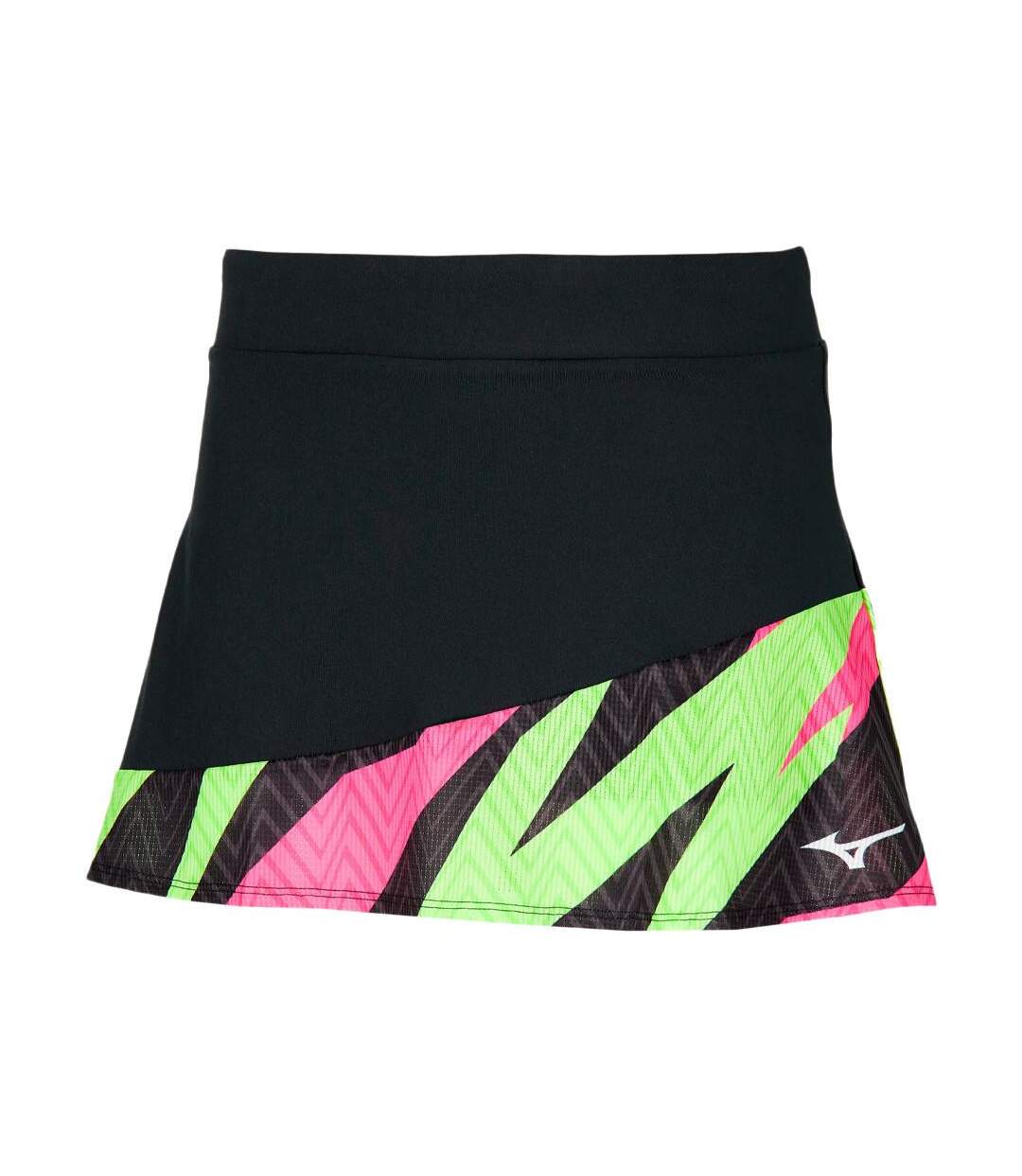 Jupe de Tennis Noir Femme Mizuno Flying Skirt - XS-1