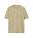 Unisex Adult Crew Neck Oversized T-shirt Natural Beige Burberry-1