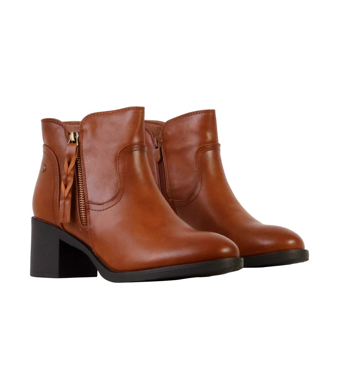 Bottines à Zip Super mode-3