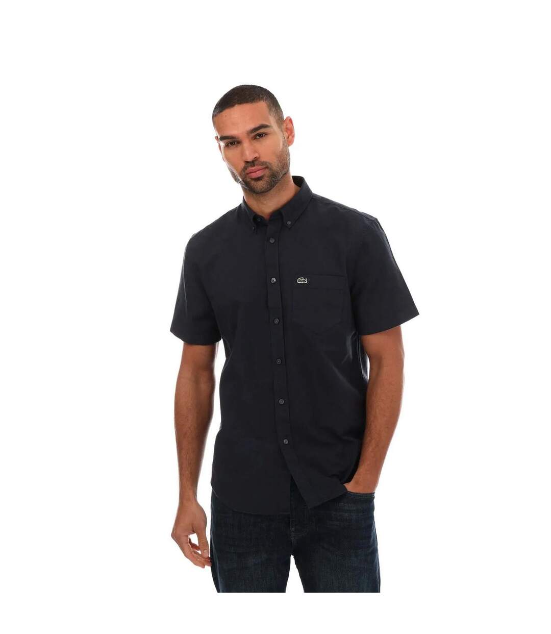 Chemise homme bleu Lacoste-4