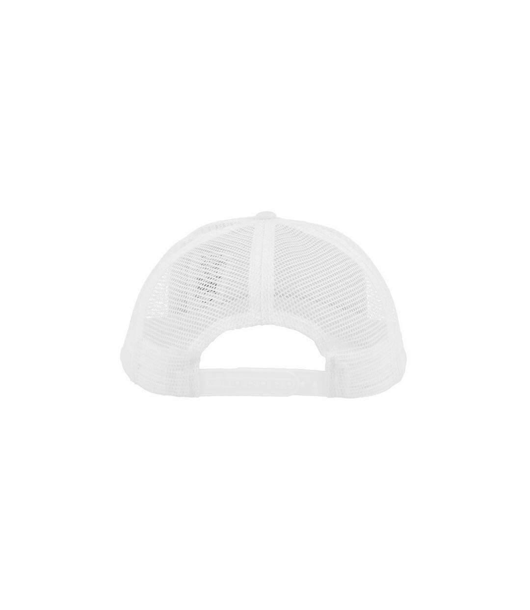 Casquette trucker effet usé rapper mixte blanc Atlantis-2