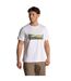 T-shirt Manches Courtes Motif/style Paysage National Trust Sabden Homme Blanc Craghoppers-4