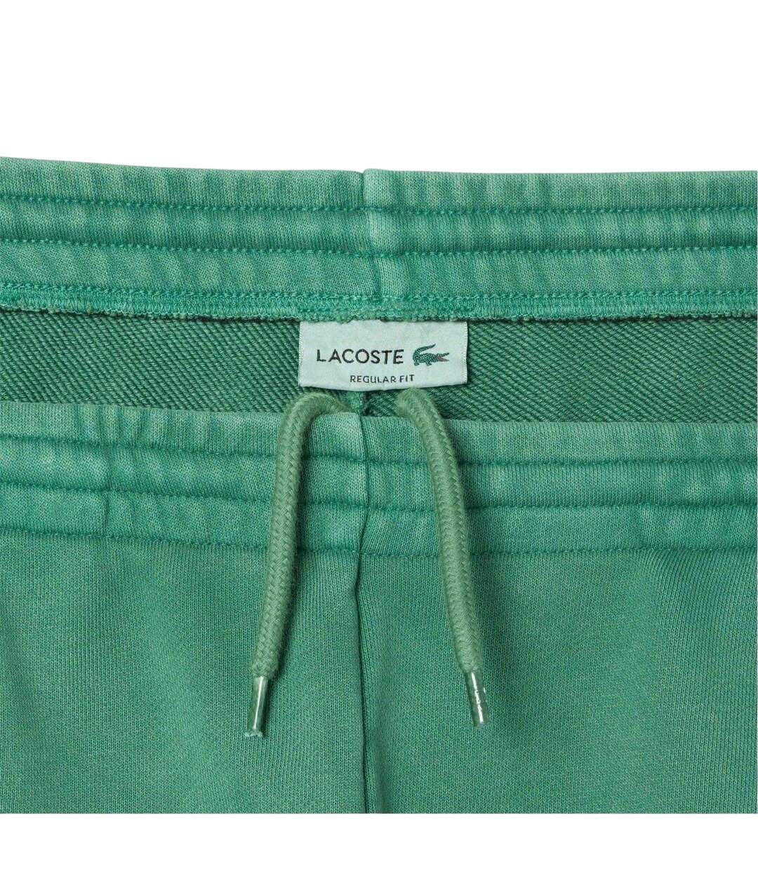 Mens Fleece Sweat Shorts Green Lacoste-3