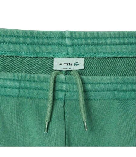 Mens Fleece Sweat Shorts Green Lacoste