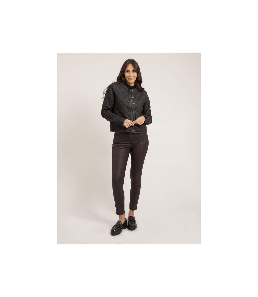 Veste en jean matelassée UMANI - Dona X Lisa-4