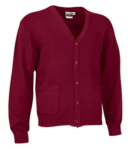 Gilet manches longues - CARDIGAN - Homme - rouge bordeaux