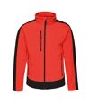 Regatta Contrast Mens 300 Fleece Top/Jacket (Classic Red/Black) - UTRW6352