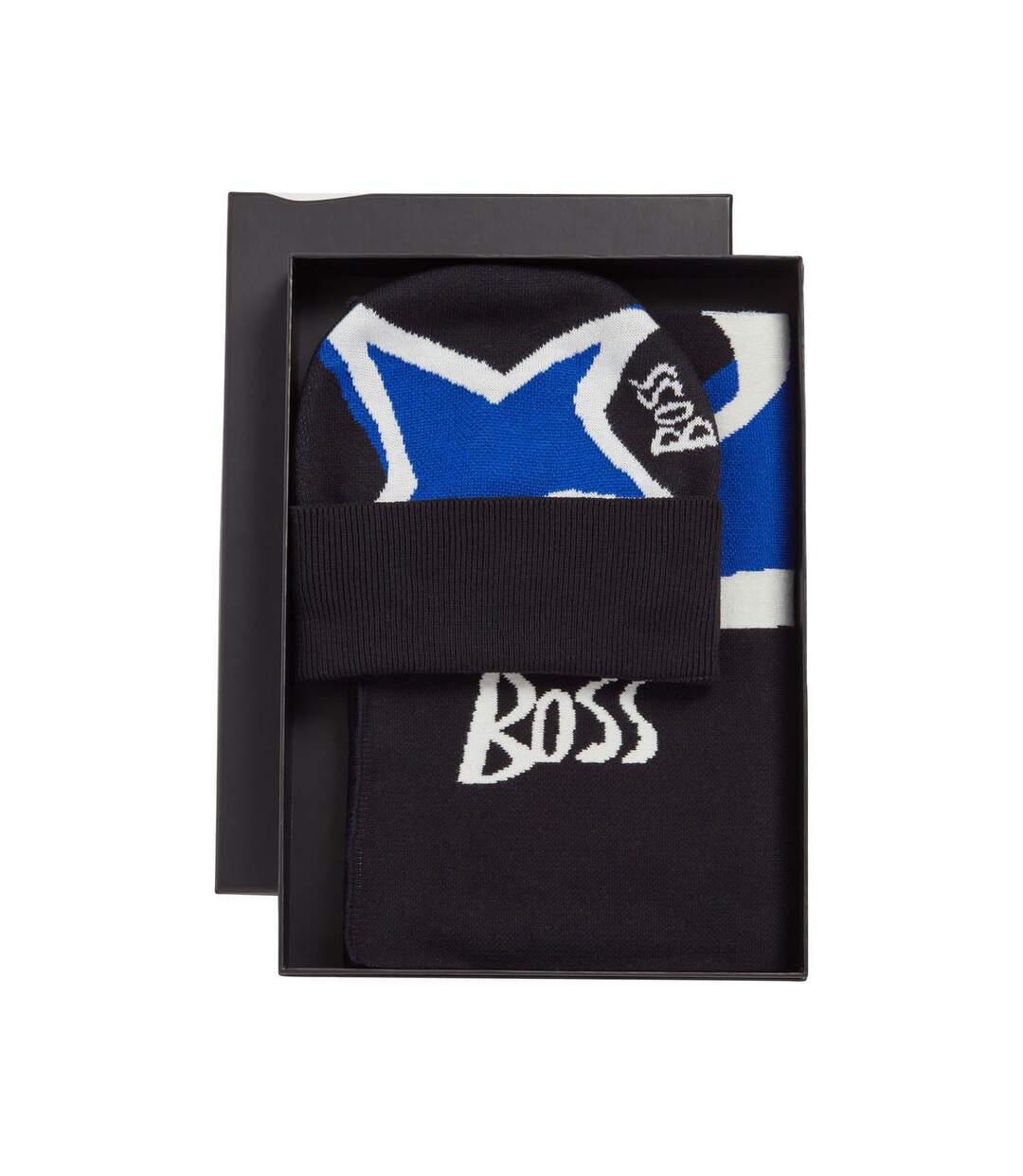Destino Hat And Scarf Set One Size Black Hugo Boss-2