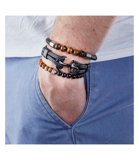 Bracelet noir homme geographical norway 315047 - taille unique