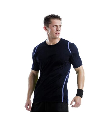 Cooltex T-shirt Homme Bleu Marine Bleu Clair GAMEGEAR