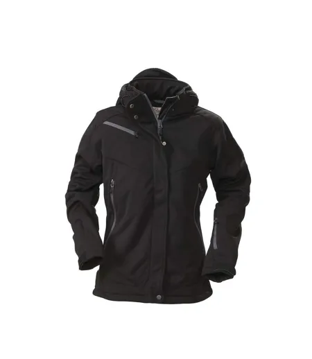 Veste Softshell Skeleton Femme Noir Printer