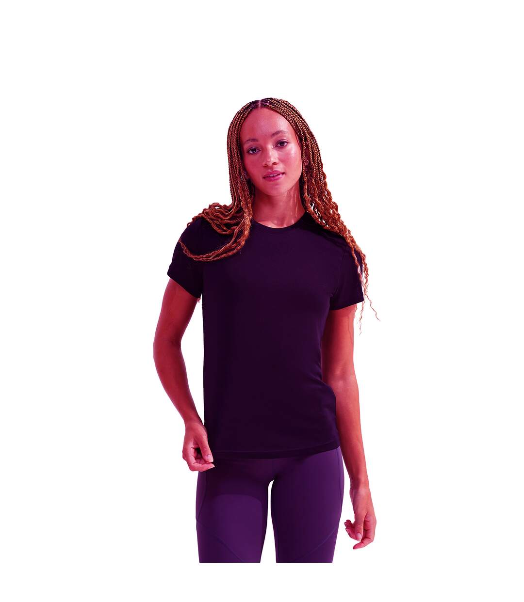 T-shirt sport femme bleu marine Tri Dri-2