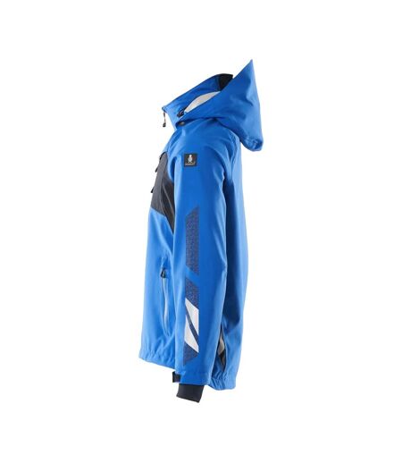 Mens Accelerate Shell Jacket Azure Blue Dark Navy Mascot