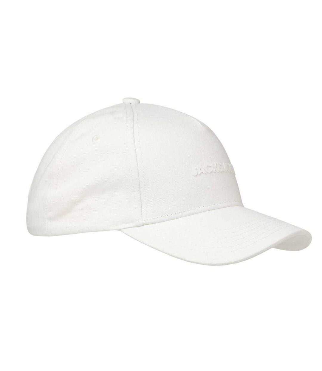 Mens Embossed Logo Dad Hat Cloud Dancer Jack And Jones-3