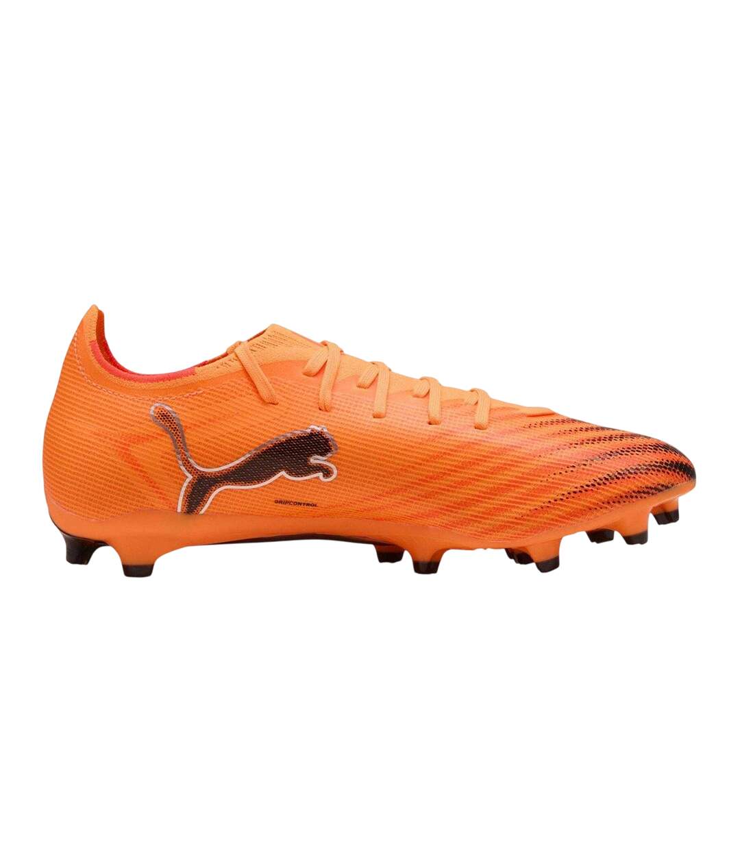 Mens Ultra Match Firm Ground Football Boots Orange Black Puma-1