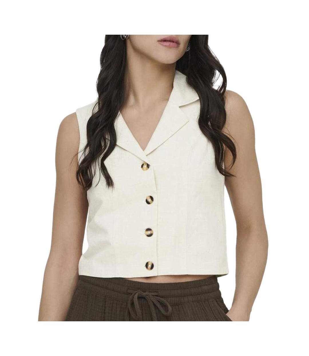 Veste de tailleur beige femme jdy milan-1