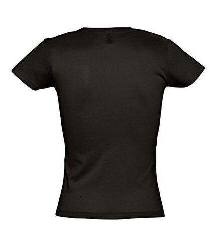 SOLS Womens/Ladies Miss Short Sleeve T-Shirt (Deep Black)
