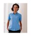 Collection Chemisier À Manches Courtes Femme Bleu Clair Russell-1
