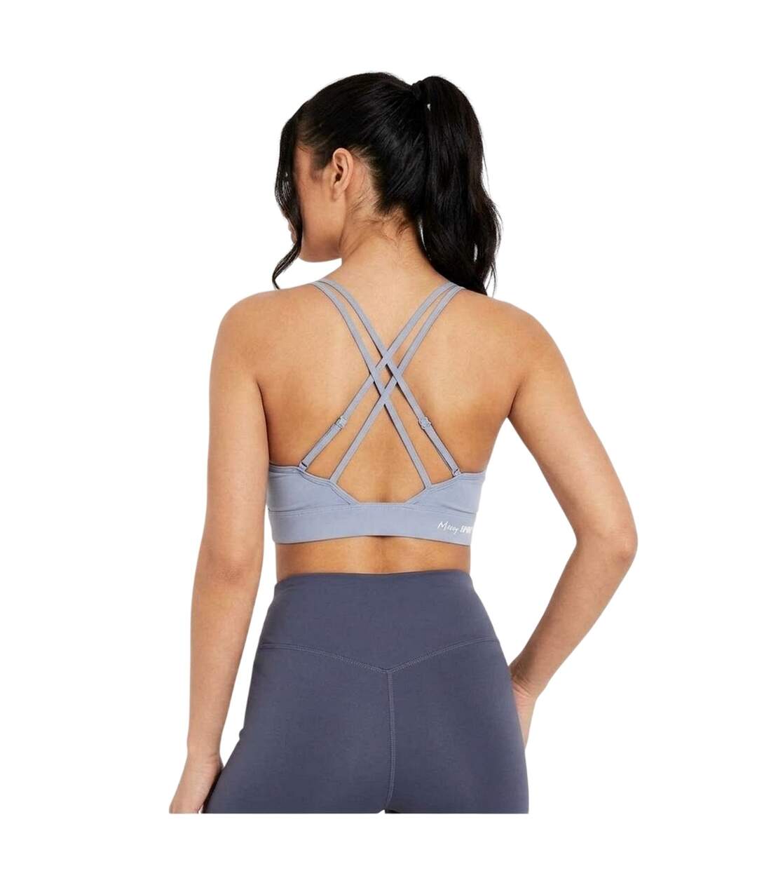 Haut Court Sport Femme Bleu Missy Empire-2