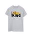 Disney Womens/Ladies The Lion King Daddy Is King Cotton Boyfriend T-Shirt (Gris sportif) - UTBI29519-1