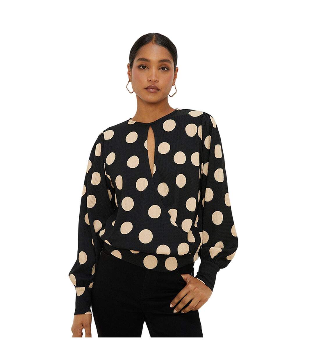 Haut femme noir / blanc cassé Dorothy Perkins-1