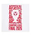 Mens Arsenal Champions League T-shirt White AWD-3