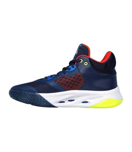 Mens Mesh Skateboarding Skate Shoes Navy Multicoloured Skechers
