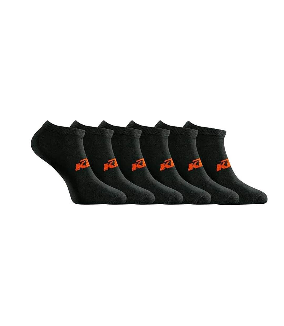 X3 paires de chaussettes noir/orange homme ktm 1chlcx3nr-1