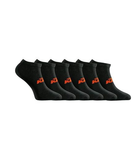 X3 paires de chaussettes noir/orange homme ktm 1chlcx3nr