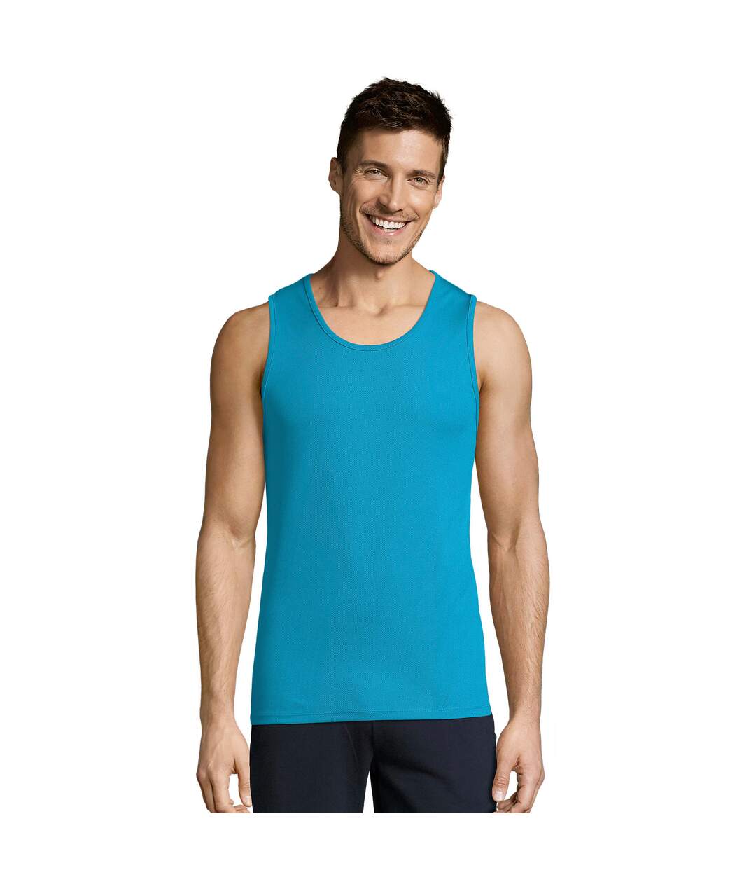 Débardeur Sporty Homme Turquoise Pâle SOLS-2