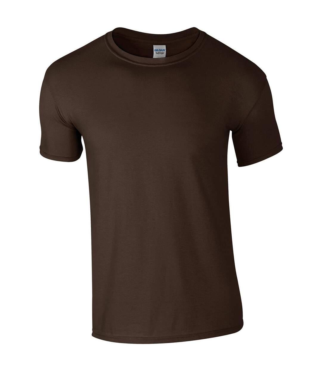 T-shirt softstyle homme chocolat foncé Gildan-1