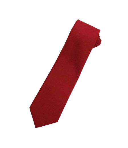 Cravate Taille Unique Bordeaux Premier