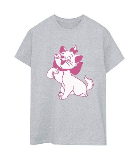 Disney - T-shirt THE ARISTOCATS MARIE - Femme (Gris chiné) - UTBI10388