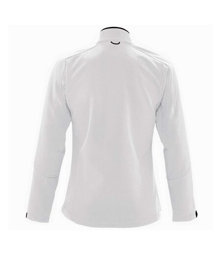 SOLS Womens/Ladies Roxy Soft Shell Jacket (Breathable, Windproof And Water Resistant) (White) - UTPC348