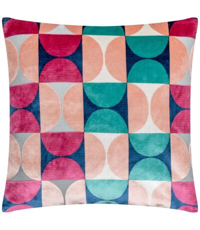 Housse de coussin bardot cut 50 cm x 50 cm magenta / bleu Paoletti Paoletti