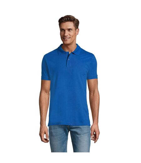 SOLS Mens Perfect Pique Short Sleeve Polo Shirt (Royal Blue)