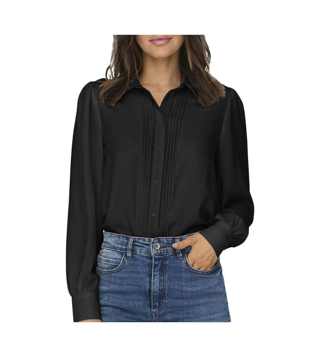 Blouse noire femme jdy diego life-1