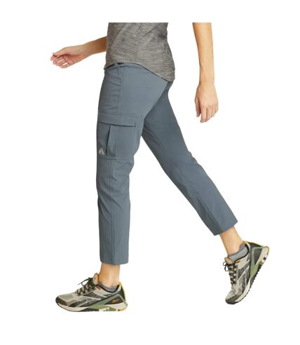 Womens/ladies guide ripstop cropped ankle cargo pants graphite Eddie Bauer