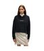 Sweat À Capuche Avec Cordons Motif/style Strass Femme Noir Boss-4