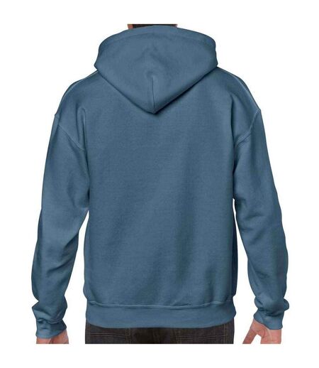 Unisex adult heavy blend hoodie indigo Gildan