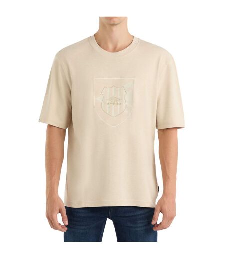 Mens Crest T-shirt Oatmeal Marl Umbro