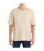 Mens Crest T-shirt Oatmeal Marl Umbro-1