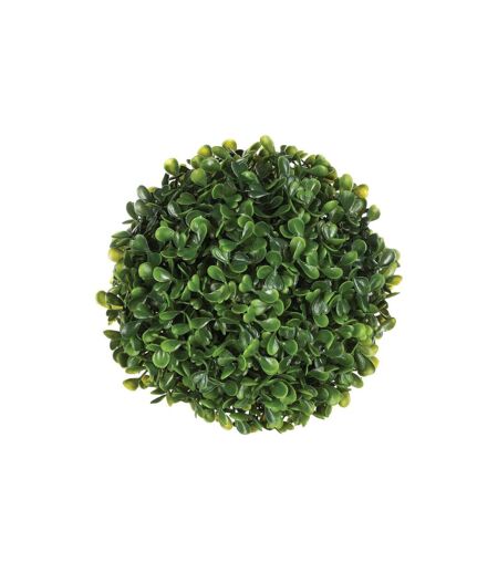 Plante Artificielle Boule de Buis 16cm Vert
