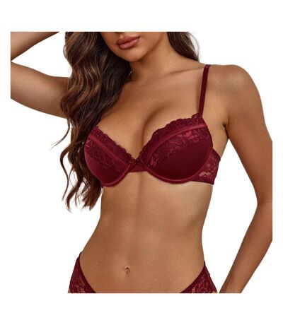 Soutien gorge bordeaux femme les petites bombes julia - 100c
