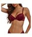 Soutien gorge bordeaux femme les petites bombes julia - 100c-1