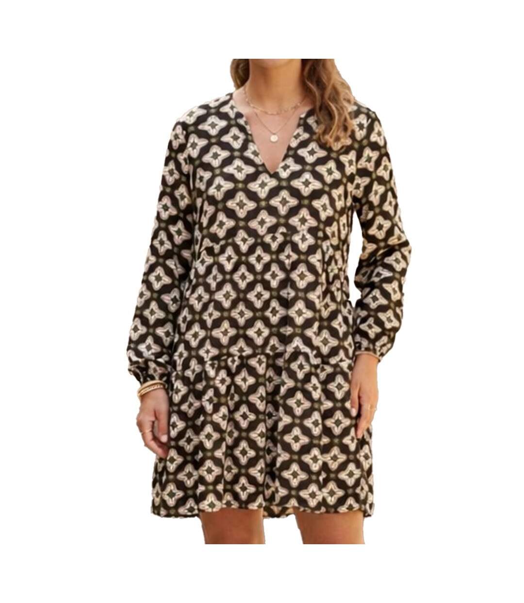 Robe noir femme vero moda nora-1