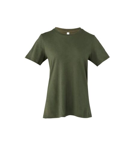 Bella + Canvas Womens/Ladies Jersey Relaxed Fit T-Shirt (Military Green) - UTRW8593