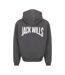 Mens Oversized Full Zip Hoodie Forged Iron Jack Wills-2