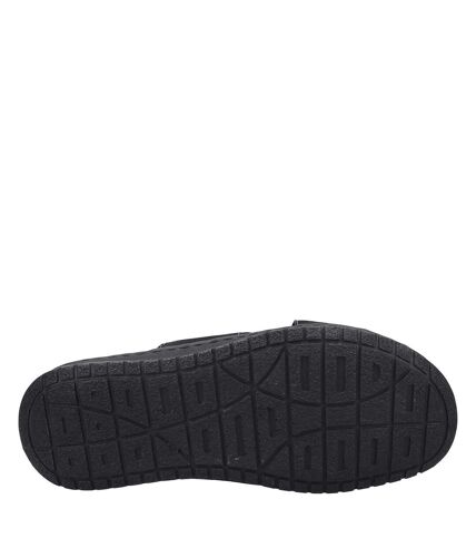 Hush Puppies Mens Nile Crossover Leather Sandals (Black) - UTFS9866
